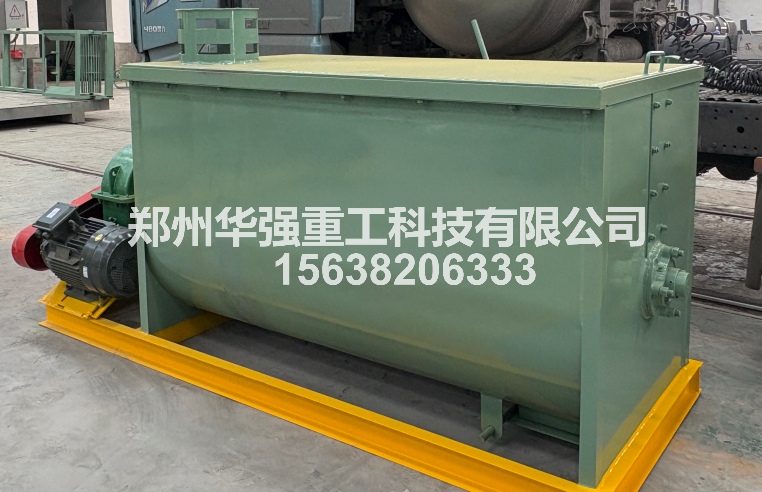 卧式搅拌机混合工艺要点，提升有机肥原料混匀效果