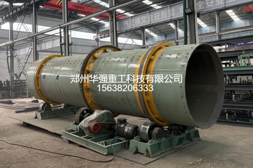 转鼓造粒机和抛圆机搭配使用，提升有机肥颗粒商品外观品质
